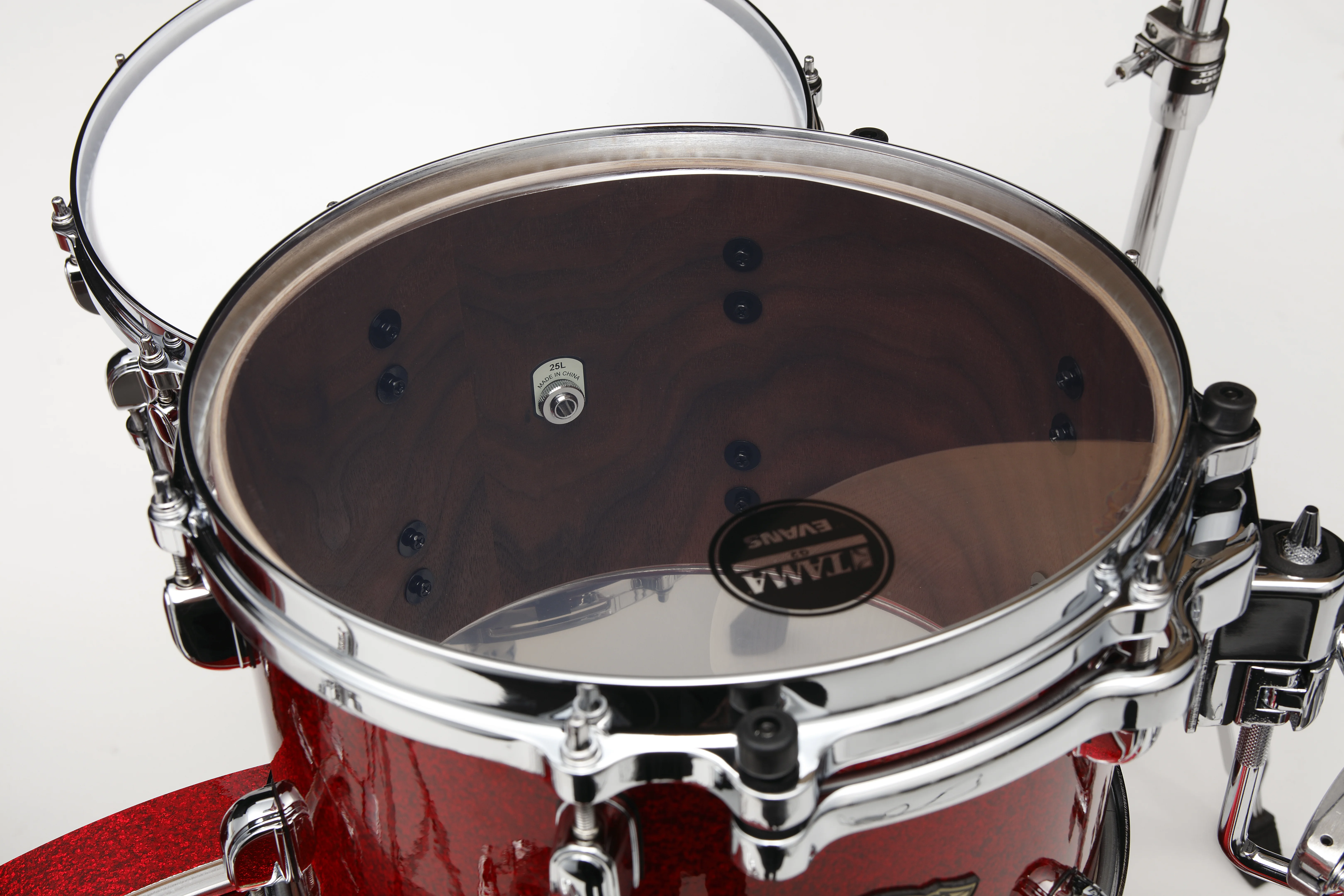 Starclassic Walnut/Birch Duracover Wrap Shell Kit 4 teilig - Garnet Red Sparkle